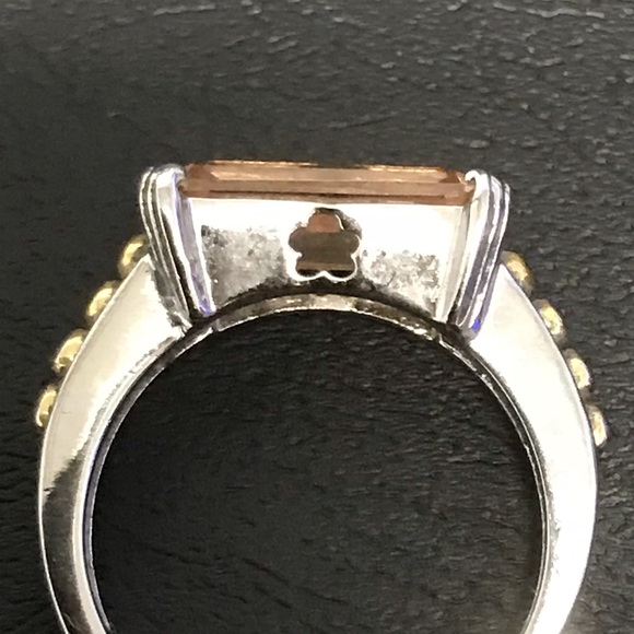 Sterling & citrine ring - Picture 4 of 5